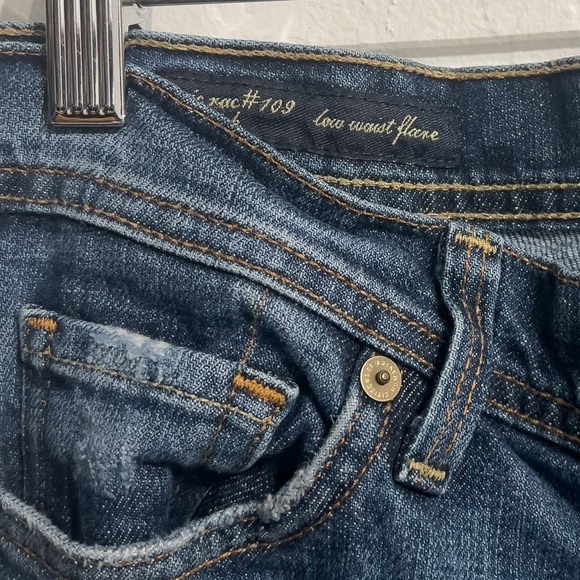 Citizens Of Humanity Ric Rac Flare Low Waist Flare Denim Jeanas 28 Dark Wash - Picture 5 of 8